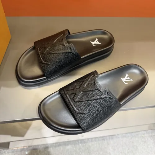 Cheap Louis Vuitton Slippers For Men #1423143 Replica Wholesale [$52.00 USD] [ITEM#1423143] on Replica Louis Vuitton Slippers