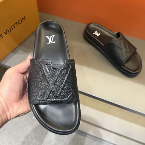Cheap Louis Vuitton Slippers For Men #1423143 Replica Wholesale [$52.00 USD] [ITEM#1423143] on Replica Louis Vuitton Slippers