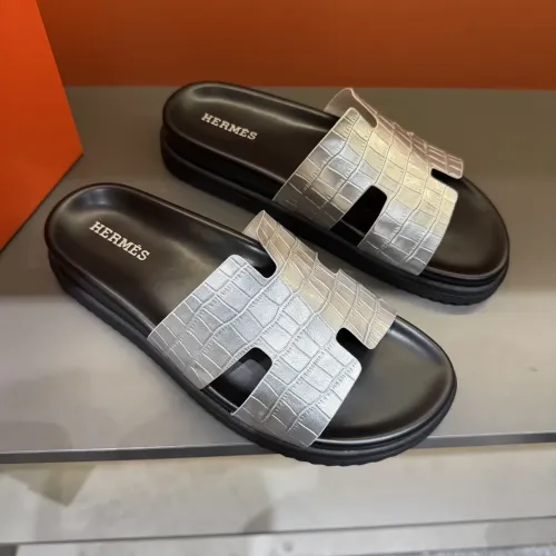 Cheap Hermes Slippers For Men #1423157 Replica Wholesale [$52.00 USD] [ITEM#1423157] on Replica Hermes Slippers