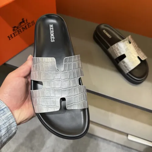 Cheap Hermes Slippers For Men #1423157 Replica Wholesale [$52.00 USD] [ITEM#1423157] on Replica Hermes Slippers
