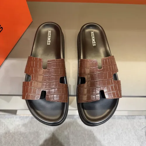 Cheap Hermes Slippers For Men #1423166 Replica Wholesale [$52.00 USD] [ITEM#1423166] on Replica Hermes Slippers