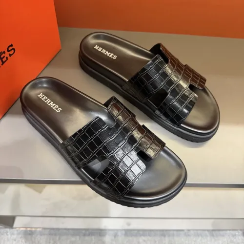 Cheap Hermes Slippers For Men #1423168 Replica Wholesale [$52.00 USD] [ITEM#1423168] on Replica Hermes Slippers