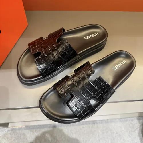 Cheap Hermes Slippers For Men #1423168 Replica Wholesale [$52.00 USD] [ITEM#1423168] on Replica Hermes Slippers