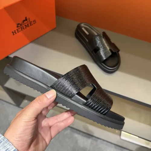 Cheap Hermes Slippers For Men #1423171 Replica Wholesale [$52.00 USD] [ITEM#1423171] on Replica Hermes Slippers