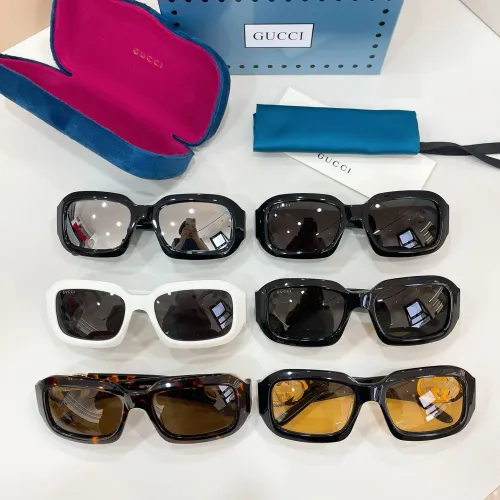 Cheap Gucci AAA Quality Sunglasses #1423344 Replica Wholesale [$60.00 USD] [ITEM#1423344] on Replica Gucci AAA Quality Sunglasses