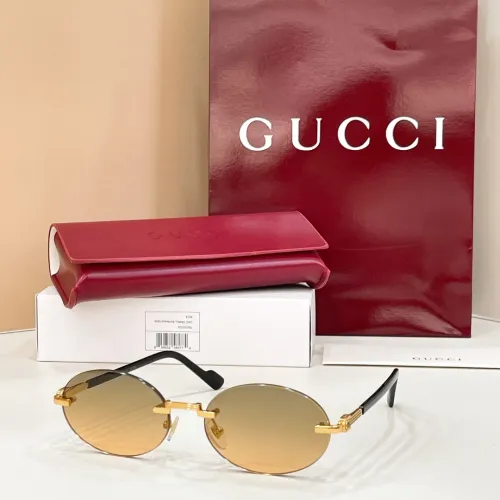 Gucci AAA Quality Sunglasses #1423355
