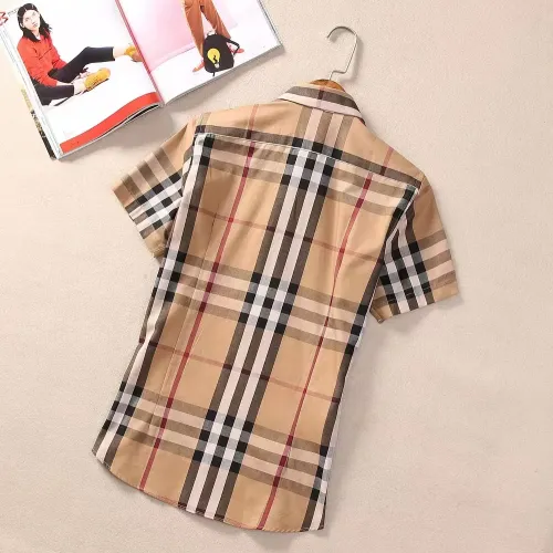Cheap Burberry Shirts Short Sleeved For Women #1423748 Replica Wholesale [$36.00 USD] [ITEM#1423748] on Replica Burberry Shirts