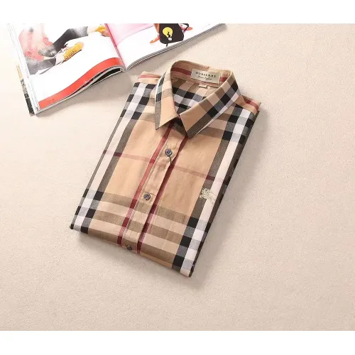 Cheap Burberry Shirts Short Sleeved For Women #1423748 Replica Wholesale [$36.00 USD] [ITEM#1423748] on Replica Burberry Shirts
