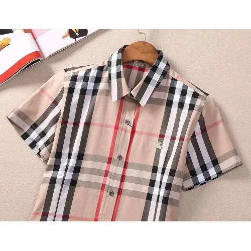 Cheap Burberry Shirts Short Sleeved For Women #1423749 Replica Wholesale [$36.00 USD] [ITEM#1423749] on Replica Burberry Shirts