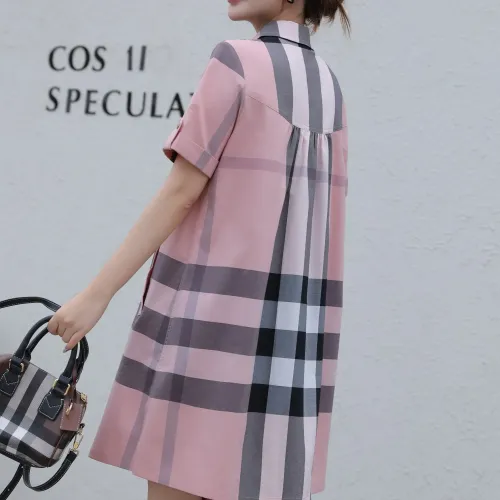 Cheap Burberry Dresses Short Sleeved For Women #1423751 Replica Wholesale [$76.00 USD] [ITEM#1423751] on Replica Burberry Dresses