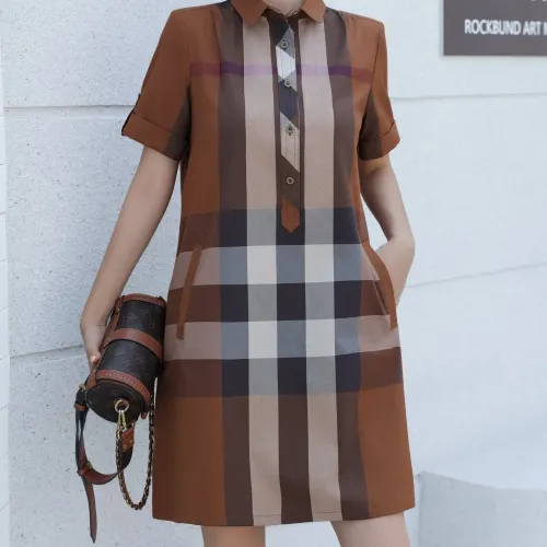 Burberry Dresses Short Sleeved For Women #1423752