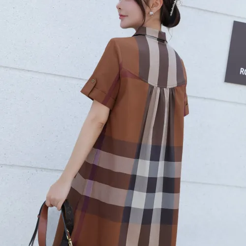 Cheap Burberry Dresses Short Sleeved For Women #1423752 Replica Wholesale [$76.00 USD] [ITEM#1423752] on Replica Burberry Dresses