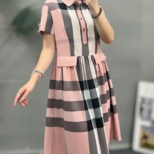 Cheap Burberry Dresses Short Sleeved For Women #1423755 Replica Wholesale [$76.00 USD] [ITEM#1423755] on Replica Burberry Dresses