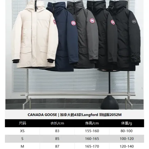 Cheap Canada Goose Down Feather Coat Long Sleeved For Unisex #1423761 Replica Wholesale [$160.00 USD] [ITEM#1423761] on Replica Canada Goose Down Feather Coat