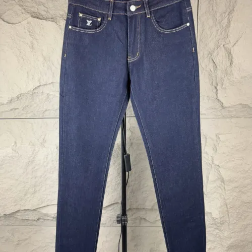 Cheap Louis Vuitton LV Jeans For Men #1423898 Replica Wholesale [$52.00 USD] [ITEM#1423898] on Replica Louis Vuitton LV Jeans