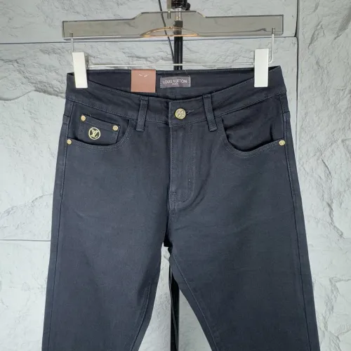 Cheap Louis Vuitton LV Jeans For Men #1423908 Replica Wholesale [$42.00 USD] [ITEM#1423908] on Replica Louis Vuitton LV Jeans