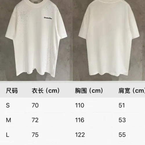 Cheap Christian Dior T-Shirts Short Sleeved For Unisex #1424104 Replica Wholesale [$56.00 USD] [ITEM#1424104] on Replica Christian Dior T-Shirts