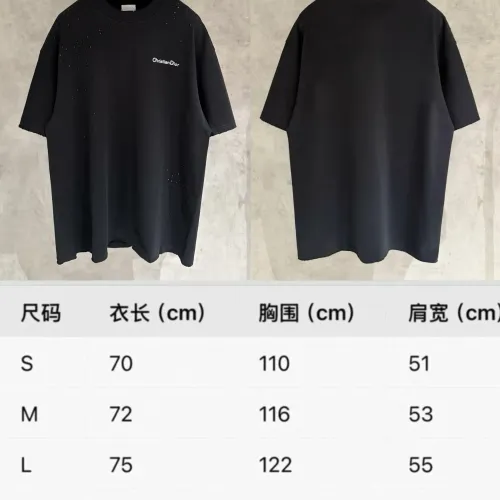 Cheap Christian Dior T-Shirts Short Sleeved For Unisex #1424105 Replica Wholesale [$56.00 USD] [ITEM#1424105] on Replica Christian Dior T-Shirts