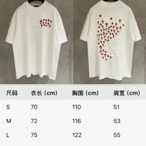 Cheap Chrome Hearts T-Shirts Short Sleeved For Unisex #1424114 Replica Wholesale [$56.00 USD] [ITEM#1424114] on Replica Chrome Hearts T-Shirts