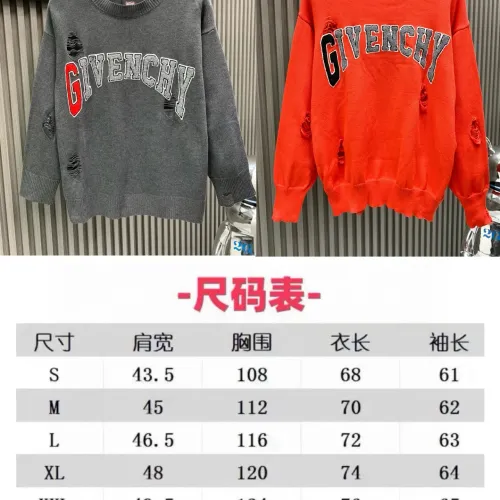 Cheap Givenchy Sweaters Long Sleeved For Unisex #1424136 Replica Wholesale [$60.00 USD] [ITEM#1424136] on Replica Givenchy Sweaters