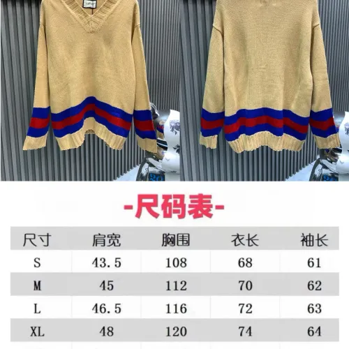 Cheap Gucci Sweaters Long Sleeved For Unisex #1424140 Replica Wholesale [$60.00 USD] [ITEM#1424140] on Replica Gucci Sweaters