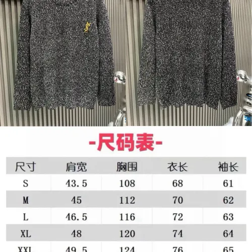 Cheap Yves Saint Laurent YSL Sweaters Long Sleeved For Unisex #1424141 Replica Wholesale [$60.00 USD] [ITEM#1424141] on Replica Yves Saint Laurent YSL Sweaters