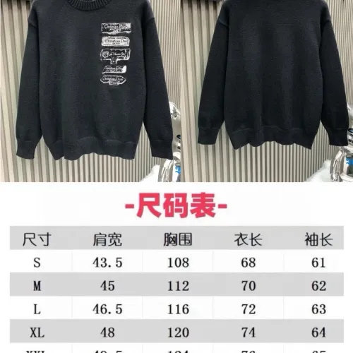 Cheap Christian Dior Sweaters Long Sleeved For Unisex #1424158 Replica Wholesale [$68.00 USD] [ITEM#1424158] on Replica Christian Dior Sweaters