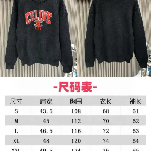 Cheap Celine Sweaters Long Sleeved For Unisex #1424220 Replica Wholesale [$72.00 USD] [ITEM#1424220] on Replica Celine Sweaters
