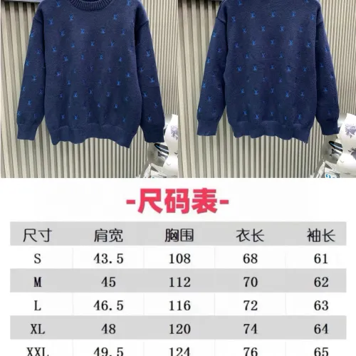 Cheap Louis Vuitton LV Sweaters Long Sleeved For Unisex #1424301 Replica Wholesale [$72.00 USD] [ITEM#1424301] on Replica Louis Vuitton LV Sweaters