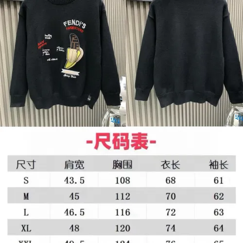 Cheap Fendi Sweaters Long Sleeved For Unisex #1424398 Replica Wholesale [$76.00 USD] [ITEM#1424398] on Replica Fendi Sweaters