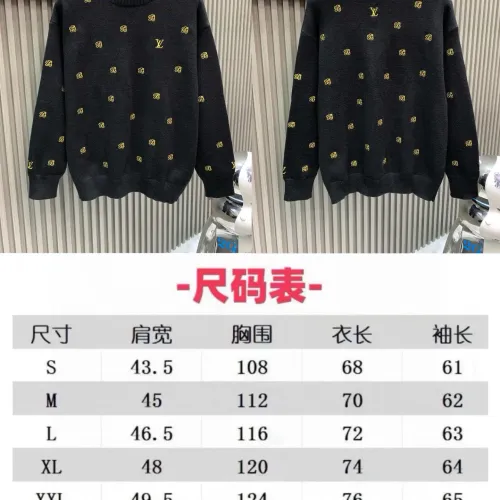 Cheap Louis Vuitton LV Sweaters Long Sleeved For Unisex #1424455 Replica Wholesale [$82.00 USD] [ITEM#1424455] on Replica Louis Vuitton LV Sweaters