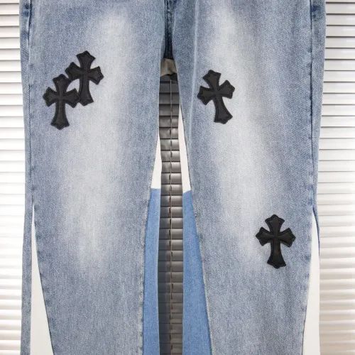 Cheap Chrome Hearts Jeans For Men #1424490 Replica Wholesale [$48.00 USD] [ITEM#1424490] on Replica Chrome Hearts Jeans