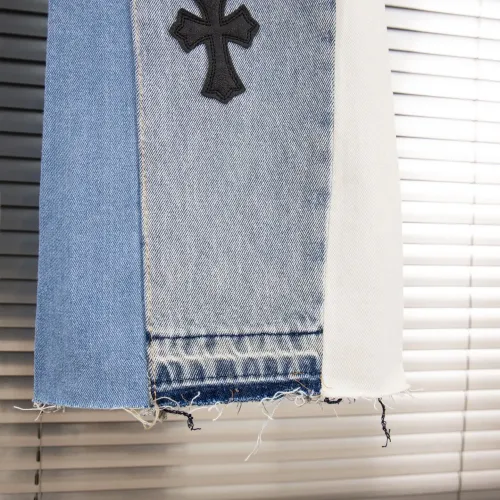Cheap Chrome Hearts Jeans For Men #1424490 Replica Wholesale [$48.00 USD] [ITEM#1424490] on Replica Chrome Hearts Jeans