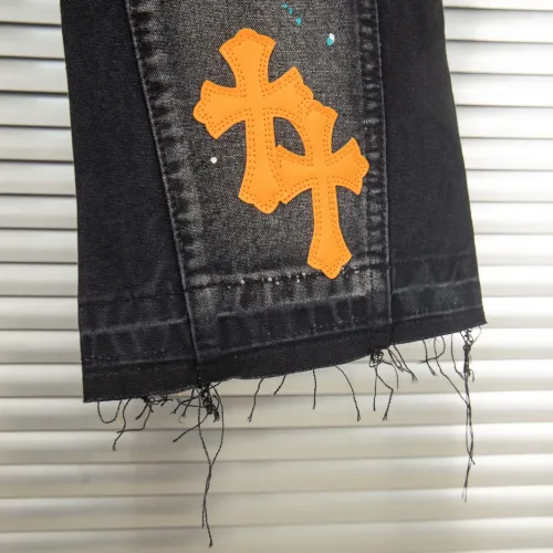Cheap Chrome Hearts Jeans For Men #1424495 Replica Wholesale [$48.00 USD] [ITEM#1424495] on Replica Chrome Hearts Jeans