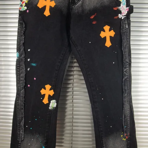 Cheap Chrome Hearts Jeans For Men #1424495 Replica Wholesale [$48.00 USD] [ITEM#1424495] on Replica Chrome Hearts Jeans
