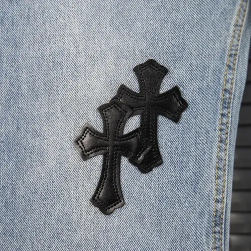 Cheap Chrome Hearts Jeans For Men #1424513 Replica Wholesale [$48.00 USD] [ITEM#1424513] on Replica Chrome Hearts Jeans