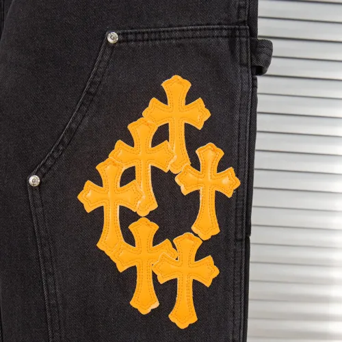 Cheap Chrome Hearts Jeans For Men #1424518 Replica Wholesale [$56.00 USD] [ITEM#1424518] on Replica Chrome Hearts Jeans