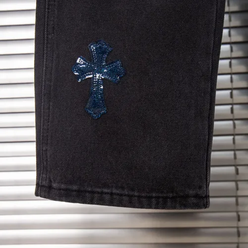 Cheap Chrome Hearts Jeans For Men #1424522 Replica Wholesale [$56.00 USD] [ITEM#1424522] on Replica Chrome Hearts Jeans