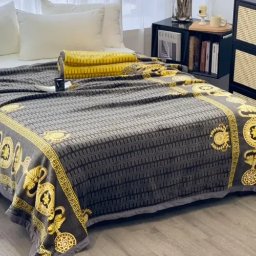 Cheap Versace Blanket #1424552 Replica Wholesale [$76.00 USD] [ITEM#1424552] on Replica Versace Blanket