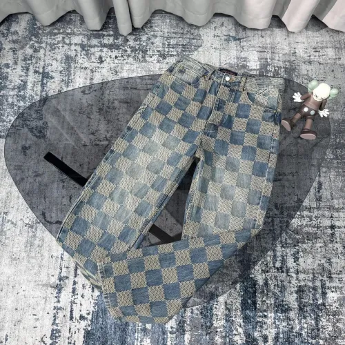 Cheap Louis Vuitton LV Jeans For Men #1424561 Replica Wholesale [$52.00 USD] [ITEM#1424561] on Replica Louis Vuitton LV Jeans
