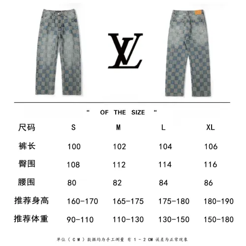 Cheap Louis Vuitton LV Jeans For Men #1424561 Replica Wholesale [$52.00 USD] [ITEM#1424561] on Replica Louis Vuitton LV Jeans