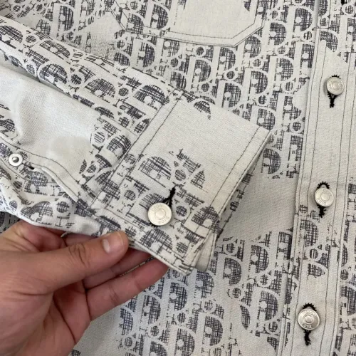 Cheap Christian Dior Shirts Long Sleeved For Men #1424563 Replica Wholesale [$40.00 USD] [ITEM#1424563] on Replica Christian Dior Shirts