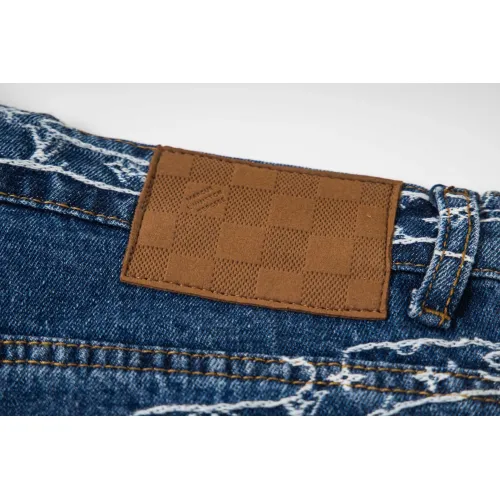 Cheap Louis Vuitton LV Jeans For Men #1424587 Replica Wholesale [$52.00 USD] [ITEM#1424587] on Replica Louis Vuitton LV Jeans