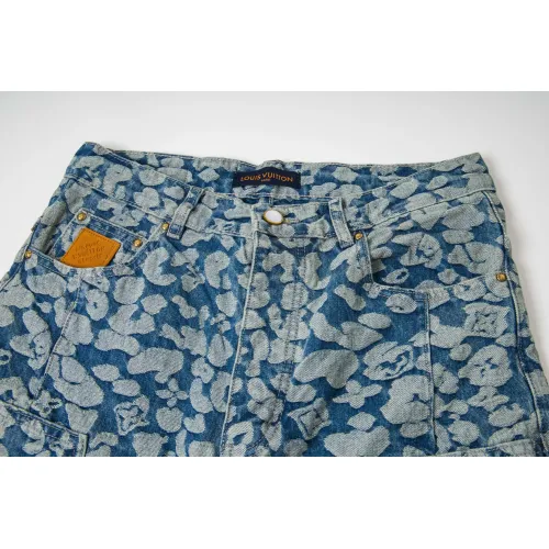 Cheap Louis Vuitton LV Jeans For Men #1424588 Replica Wholesale [$60.00 USD] [ITEM#1424588] on Replica Louis Vuitton LV Jeans