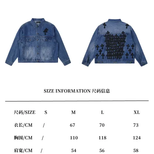 Cheap Chrome Hearts Jackets Long Sleeved For Men #1424590 Replica Wholesale [$64.00 USD] [ITEM#1424590] on Replica Chrome Hearts Jackets