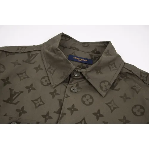 Cheap Louis Vuitton LV Shirts Long Sleeved For Men #1424599 Replica Wholesale [$56.00 USD] [ITEM#1424599] on Replica Louis Vuitton LV Shirts
