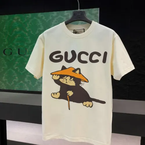 Cheap Gucci T-Shirts Short Sleeved For Unisex #1424605 Replica Wholesale [$34.00 USD] [ITEM#1424605] on Replica Gucci T-Shirts