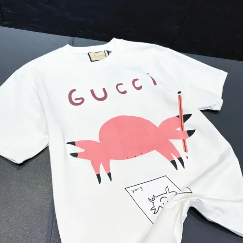 Cheap Gucci T-Shirts Short Sleeved For Unisex #1424617 Replica Wholesale [$34.00 USD] [ITEM#1424617] on Replica Gucci T-Shirts