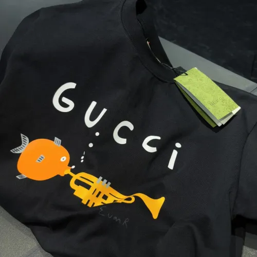 Cheap Gucci T-Shirts Short Sleeved For Unisex #1424631 Replica Wholesale [$34.00 USD] [ITEM#1424631] on Replica Gucci T-Shirts