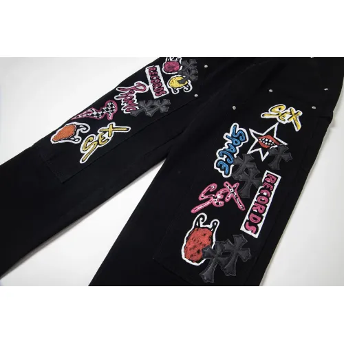 Cheap Chrome Hearts Jeans For Men #1424664 Replica Wholesale [$52.00 USD] [ITEM#1424664] on Replica Chrome Hearts Jeans